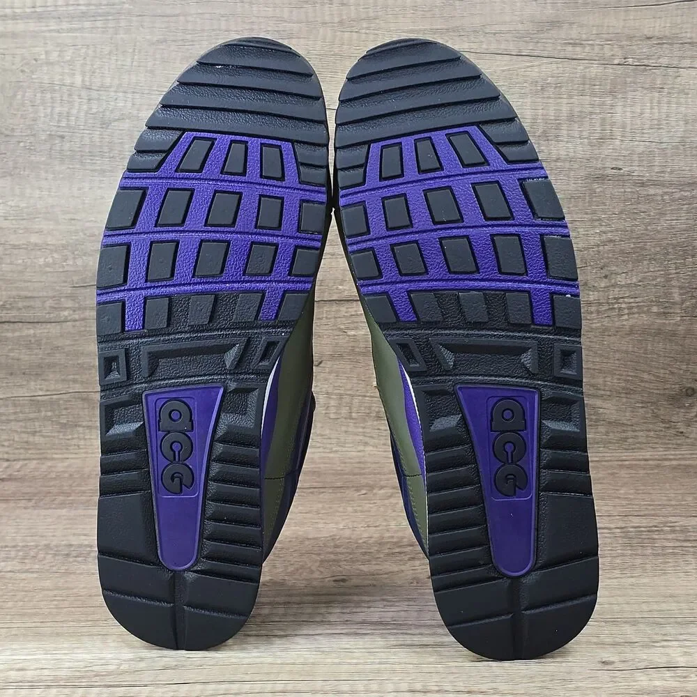 Nike Wildwood ACG Men's Size 13 Midnight Navy Green Purple Sneakers AO3116-400